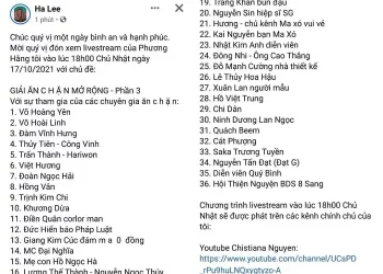 36 cái tên trong giải ăn chặn mở rộng của bà Phương Hằng