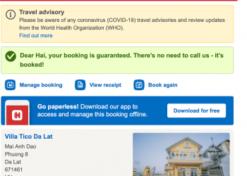 Cảnh báo lừa đảo đặt phòng du lịch “ảo”