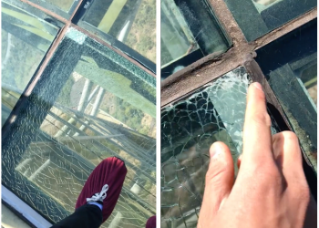 Cầu kính Rồng Mây bị nứt vỡ là để tạo hiệu ứng cảm giác mạnh?