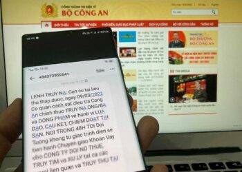 Cẩn trọng với tin nhắn giả mạo “truy nã” tội phạm từ Bộ Công an