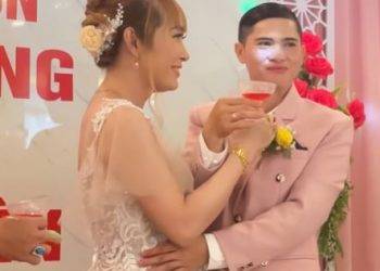 Đám cưới lạ nhất Việt Nam, chú rể mang bầu 3 tháng, bật khóc khoe vợ: "Em ơi anh có thai!"