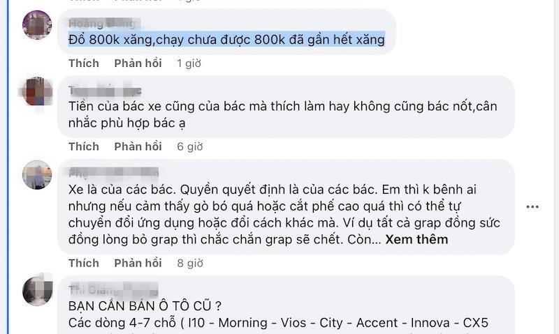 Giá xăng đắt chưa từng có, càng làm càng lỗ, tài xế xe công nghệ tính bỏ việc