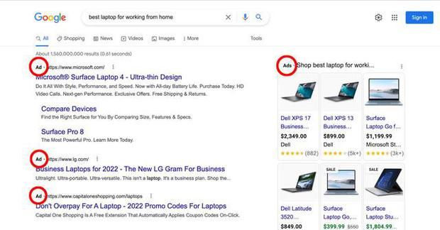 Quảng cáo và trang web rác đang giết chết Google Search