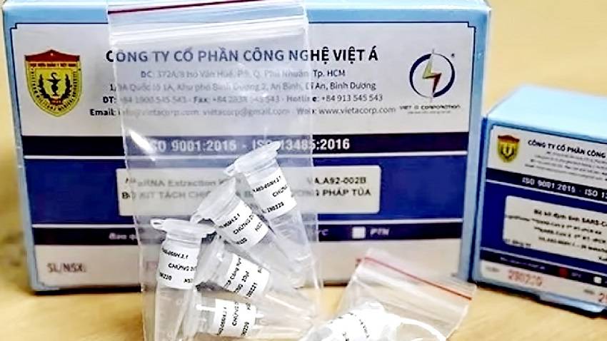 Thu hồi số đăng ký lưu hành với kit xét nghiệm của công ty Việt Á