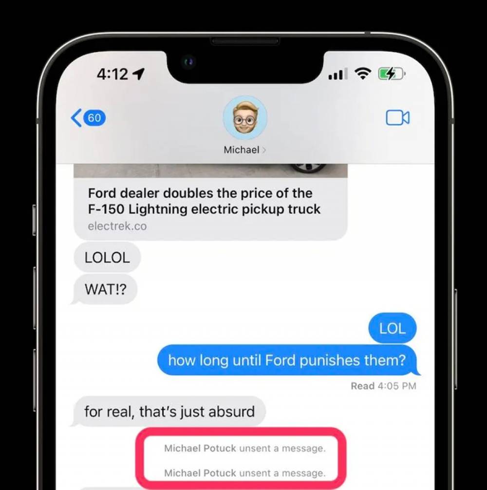 Tìm hiểu tính năng “Undo Send” của iMessages trên iOS 16