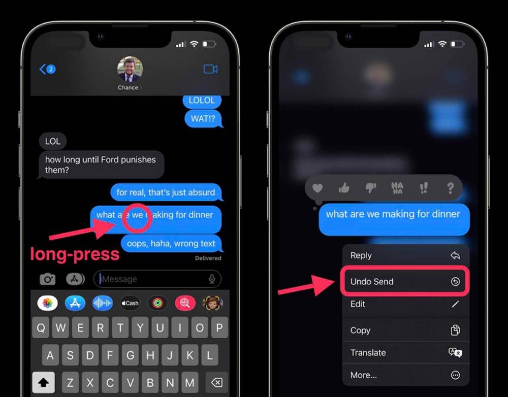 Tìm hiểu tính năng “Undo Send” của iMessages trên iOS 16