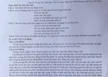 Bộ GD-ĐT lên tiếng nghi vấn lộ đề thi Ngữ Văn