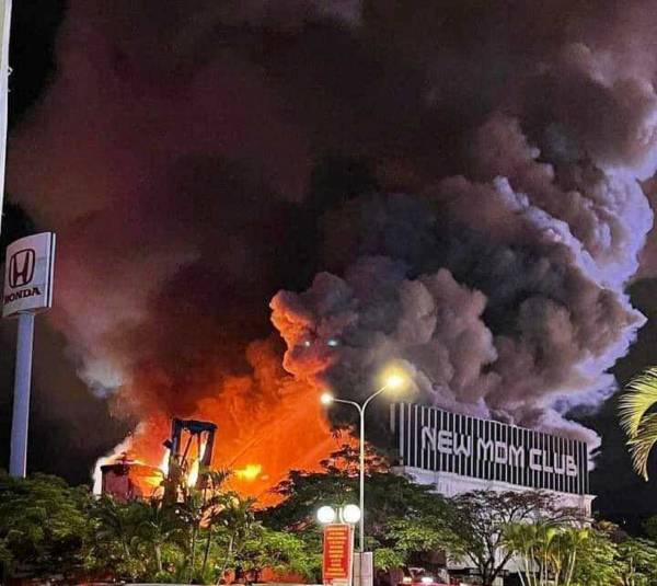 Cận cảnh hiện trường sau vụ cháy vũ trường lớn nhất Hải Phòng