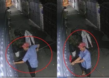 Clip hành động ngang nhiên giữa đêm của kẻ trộm trước camera khiến dân mạng cảnh báo