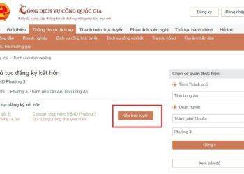 Những lưu ý đặc biệt khi người dân đăng ký kết hôn bằng hình thức online