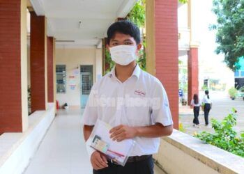 Phòng thi đặc biệt của thí sinh bị gãy cổ tay không thể viết bài