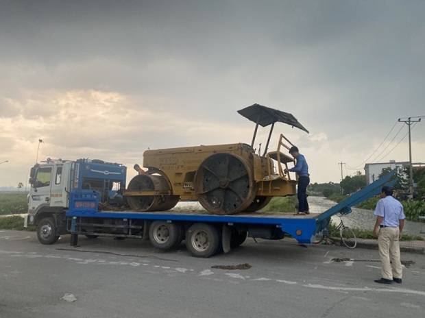 Trộm xe lu từ Nghệ An đem ra Hà Nội bán