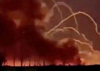 Cháy kho đạn của Nga ở gần biên giới với Ukraine