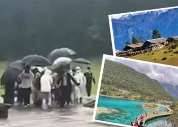 Chụp ảnh cưới, chú rể bị sét đánh chết