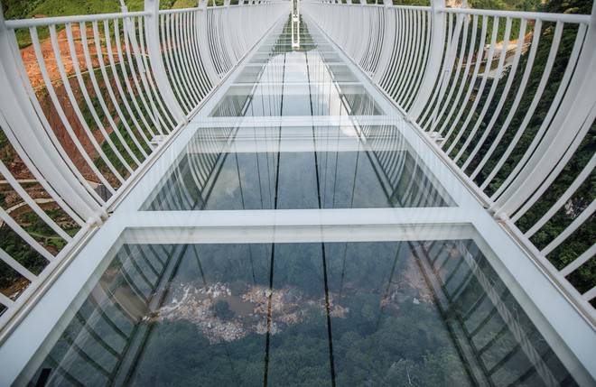 Mãn nhãn với cây cầu kính đi bộ dài nhất thế giới hùng vĩ giữa núi rừng Việt Nam