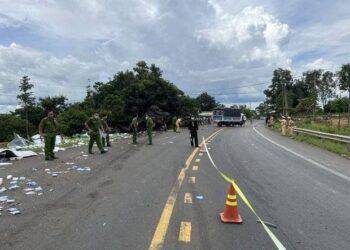 Tai nạn liên hoàn trên đường Hồ Chí Minh, nhiều người bị thương nặng