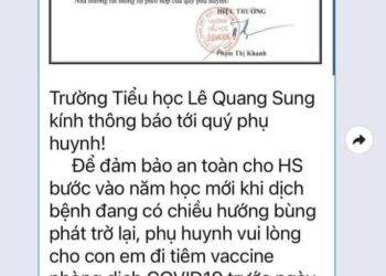 Thực hư chuyện học sinh 'không tiêm vắc-xin Covid-19 thì không được học bán trú'