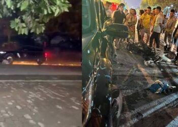 2 góc camera vụ ô tô 'điên' gây tai nạn liên hoàn trên phố Nguyễn Chánh