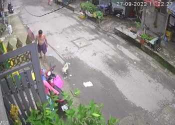 Bảo vệ dân phố cầm gậy đánh hàng xóm bầm tím