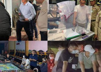 Campuchia đồng loạt ra quân truy quét sòng bạc bất hợp pháp