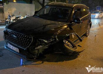 Giảng viên lái ô tô đâm liên hoàn ở Hà Nội có nồng độ cồn vượt mức kịch khung