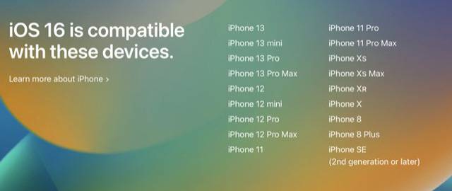 Những thiết bị nào sẽ tương thích với iOS 16 và iPadOS 16?