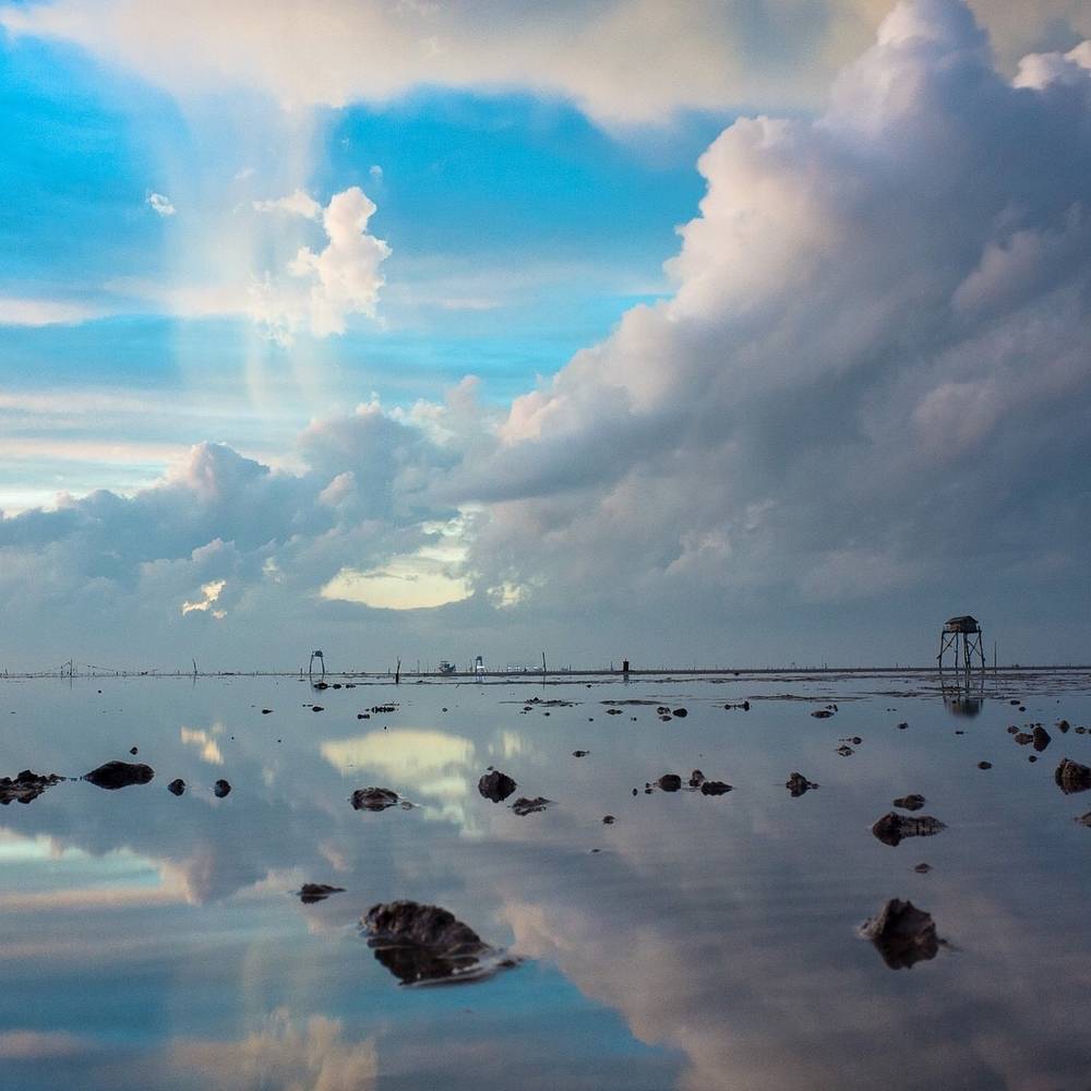 Xôn xao trước biển Tân Thành - bản sao của “biển vô cực” Thái Bình ngay tại Tiền Giang