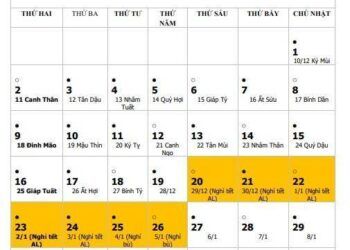 Trình Thủ tướng 2 phương án nghỉ Tết Nguyên đán