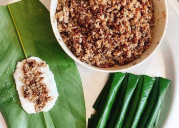 banh rang bua goi la dong Bánh " tẻ " là món ăn không thể thiếu trong ngày giỗ, Tết ở Thanh Hóa Bánh răng bừa gói lá dong