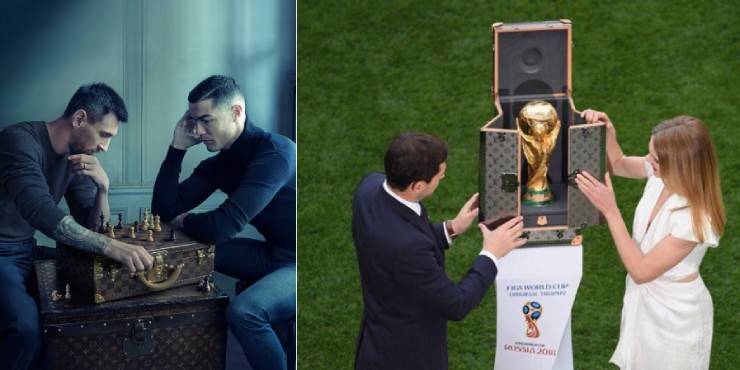 Bức ảnh thế kỷ Ronaldo chơi cờ với Messi trước World Cup, chi tiết bí ẩn gây tò mò