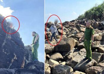 Cảnh sát thuyết phục nữ du khách từ bỏ ý định tự tử tại ghềnh đá Nam Ô