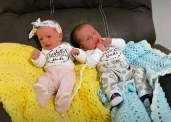 Cặp sơ sinh chào đời từ phôi thai đông lạnh 30 năm