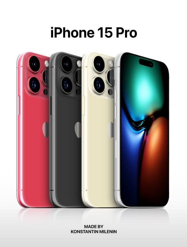 Đây là iPhone 15 Pro: Ngoại hình khác lạ với thiết kế bo cong, màu đỏ đặc biệt ấn tượng!