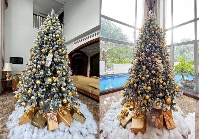 Những sao Việt 'chi bạo' trang trí nhà mùa Noel