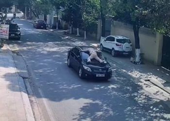 Tạm giữ hình sự tài xế vi phạm nồng độ cồn, hất CSGT lên nắp ca pô ô tô bỏ chạy