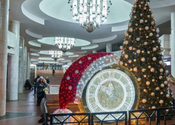 Thành phố Ukraine đón Giáng sinh dưới lòng đất