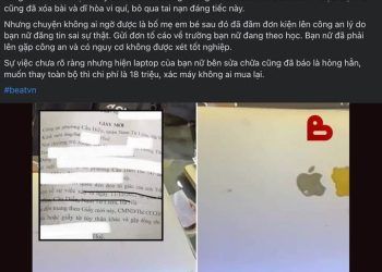 Vụ trẻ nhỏ đổ nước vào laptop tại quán cà phê: Thực hư thông tin cô gái bị kiện