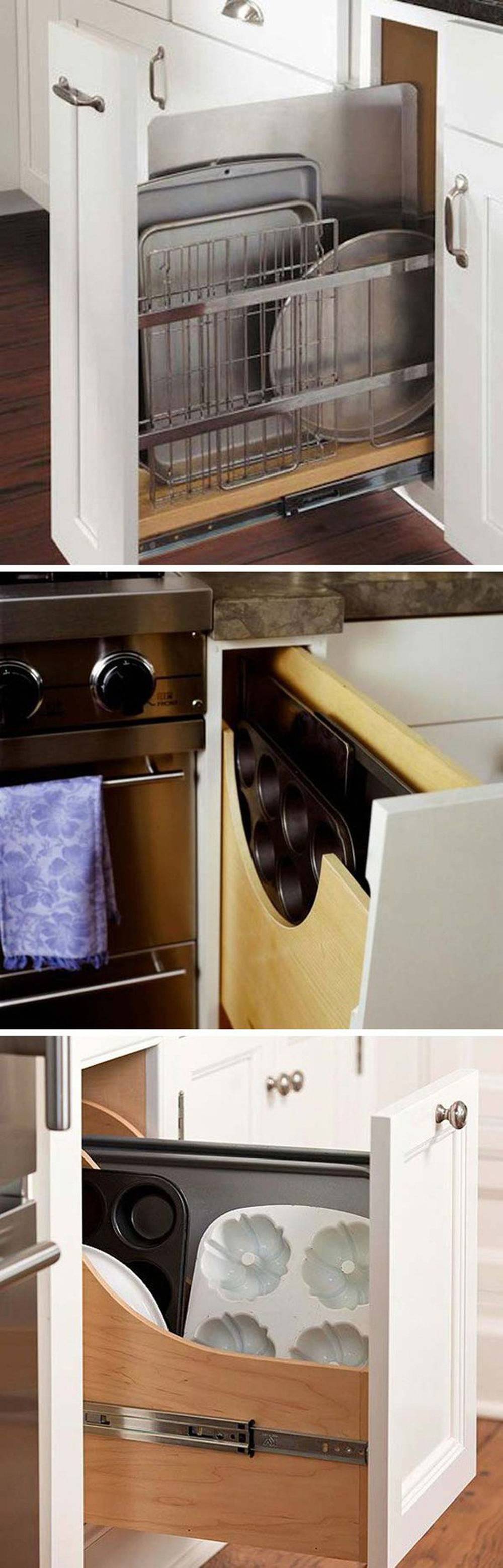 8 cách dễ dàng giúp chị em sắp xếp tủ bếp gọn gàng, đẹp mắt