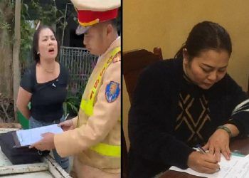 Khởi tố vụ án người phụ nữ lăng mạ, đụng chạm thân thể vào CSGT