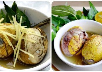 1 tuần nên ăn mấy quả trứng vịt lộn?