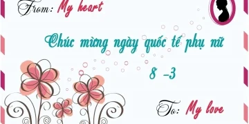 Lời chúc 8/3 ngọt ngào, lãng mạn dành cho người yêu