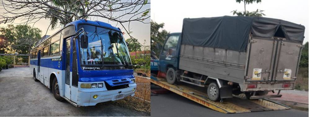 Bắt giữ kẻ chuyên trộm xe khách, xe tải ở Tiền Giang