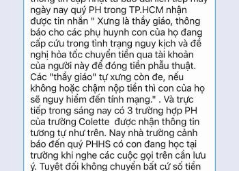 Thêm 1 phụ huynh mất 100 triệu vì cuộc gọi 'con bị chấn thương nguy kịch'