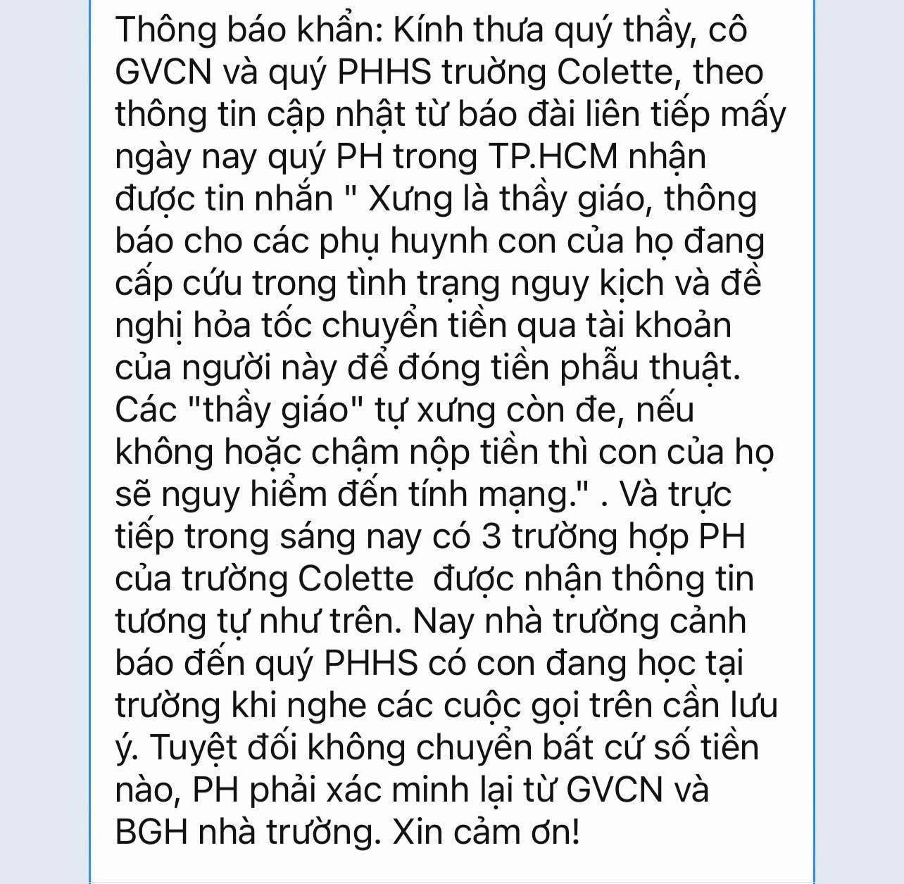 Thêm 1 phụ huynh mất 100 triệu vì cuộc gọi 'con bị chấn thương nguy kịch'